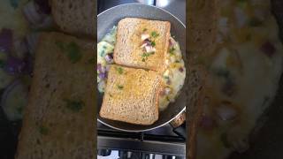 Bread omelette 🍞🥚 | Simple Breakfast  #breakfast #breadomelette #shorts #cooking #trendingshorts