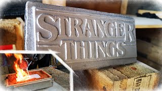 Sand Casting - How to Cast Aluminum - Stranger Things