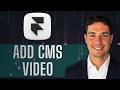 How to Add Video in CMS Framer [2026 Guide]