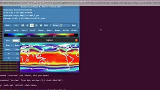 Using NCVIEW to plot netcdf files