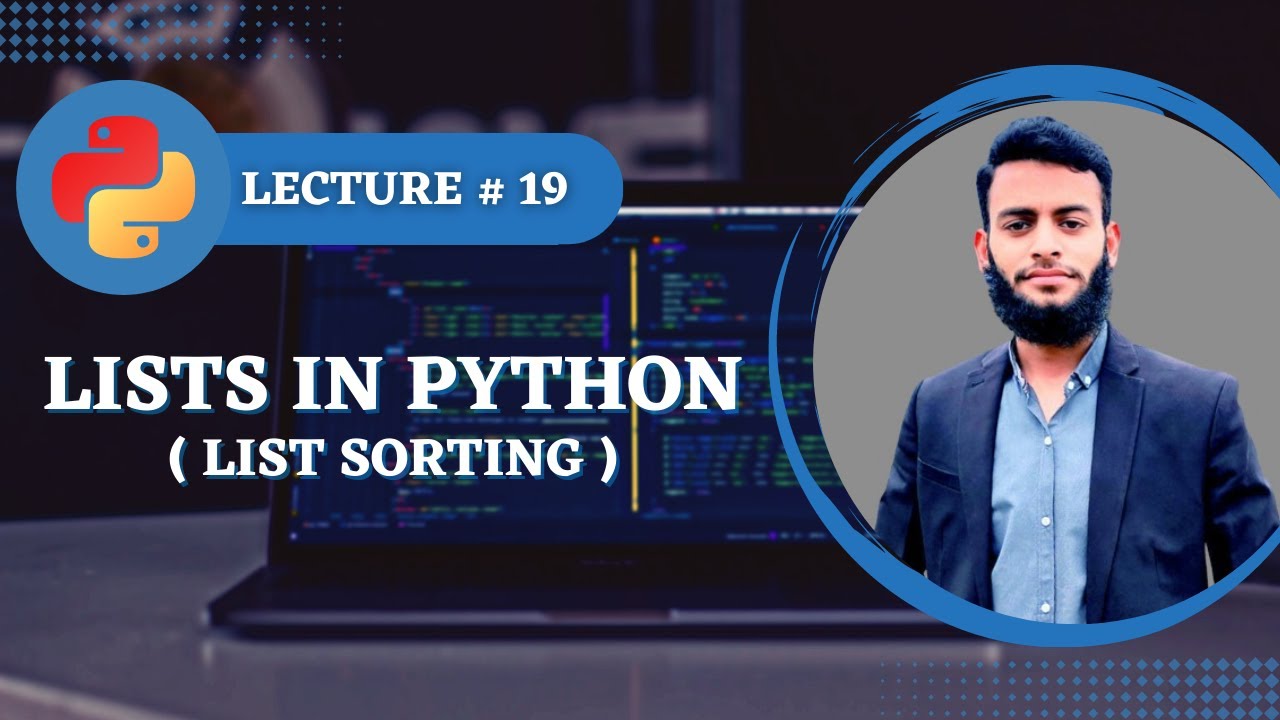 19 List Sorting Python Course For Absolutely Beginners Youtube
