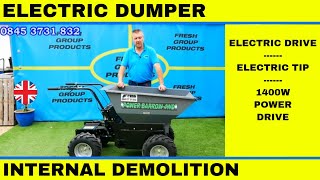 Electric Power Barrow from Muck Truck - Battery Powered Barrow