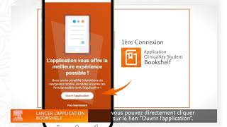 1ere connexion sur ClinicalKey Student Bookshelf
