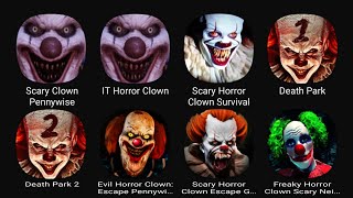 Scary Clown Pennywise, IT Horror Clown, Scary Horror Clown Survival, Death Park,