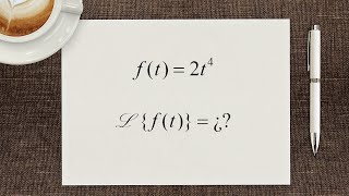 Transformada de Laplace de f(t)=2t^4