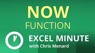 Excel NOW Function | Excel One Minute Functions Explained