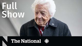 CBC News: The National | ‘Hurricane Hazel' McCallion, Drug decriminalization, MadFit creator