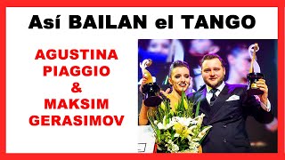 MAKSIM GERASIMOV and AGUSTINA PIAGGIO thus DANCE the TANGO. #MUNDIALDETANGO