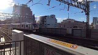 東急6000系6101F急行大井町行き溝の口駅到着