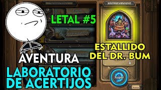 😎 Letal #5 Como derrotar a ESTALLIDO DEL DR BOOM | Hearthstone Puzzle Lab