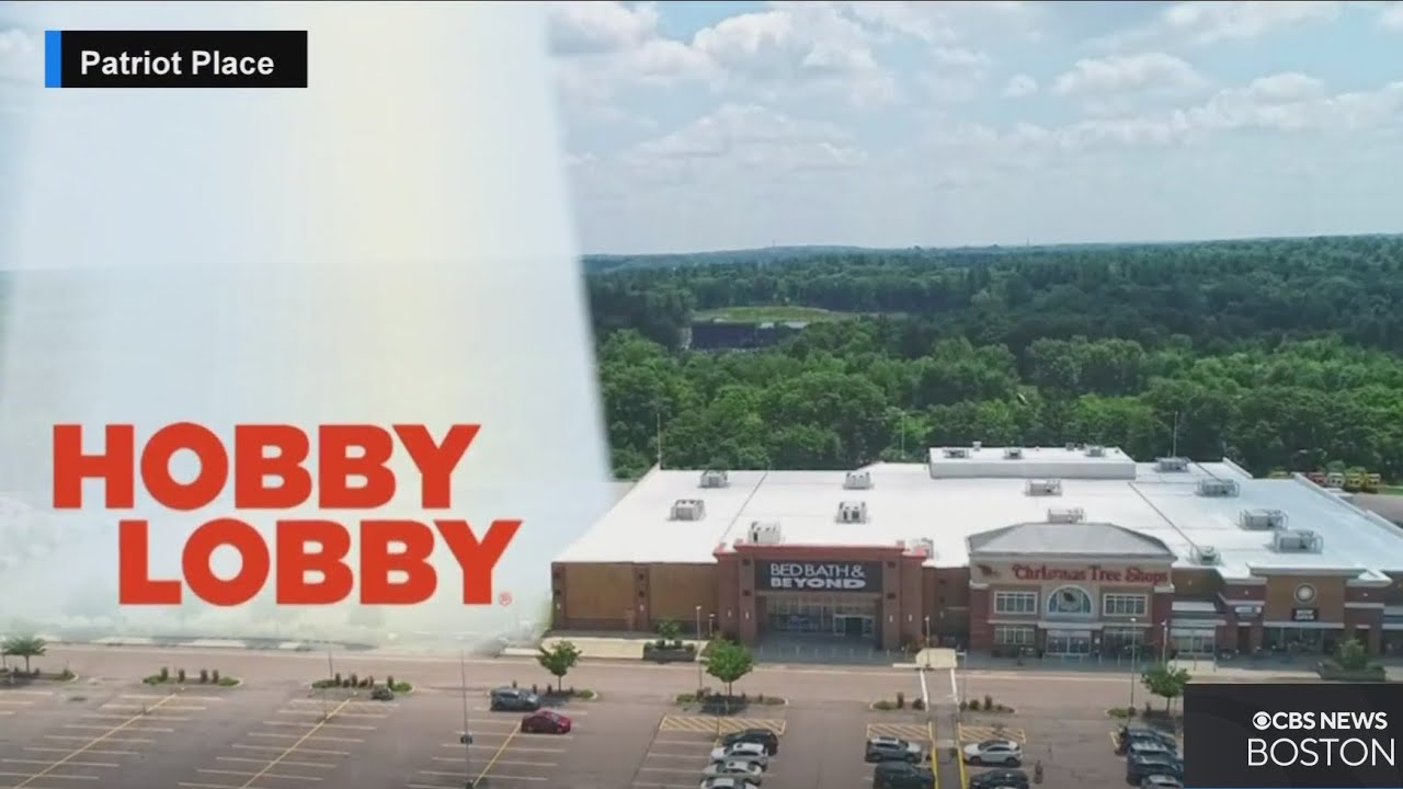 Hobby Lobby Opening New Store At Patriot Place - YouTube