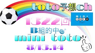 1322回　mini toto予想