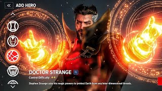 MARVEL FUTURE REVOLUTION - Char Selection and DOCTOR STRANGE Gameplay! (max graphics setting)