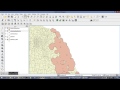 Creating buffer zone for points in QGIS