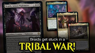 Braids vs Hakbal vs Rocco vs Tovolar Commander MTG Gameplay | tribalkai