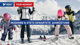 Mit INTERSPORT Rent kommst du ganz einfach \u0026 bequem an Top Verleihequipment für deinen Skiurlaub