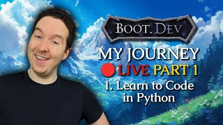 Learn to Code in Python - My Journey Through Boot.dev 🔴 LIVE PART 1