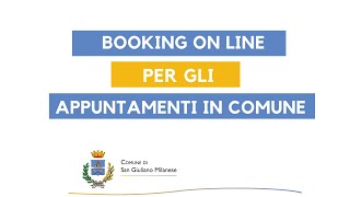 Sistema di Booking Servizi Comunali