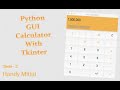 Python GUI Calculator Using Tkinter - Serie 2