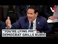 “He Doesn’t Sleep..” Rubio Rejects Trump Health Claims In Heated Hearing Exchange | VERTEX