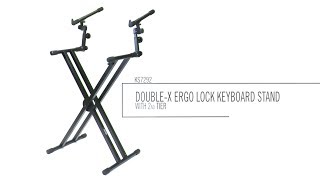 Double-X Keyboard Stand w/ 2nd Tier | KS7292