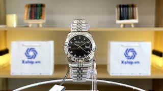 Xship.vn: Highlights | Mathey Tissot Mathy III Crystal Black Dial Ladies D810AN