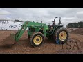 lot 1067 1998 john deere 5510 loader tractor will be sold at auction