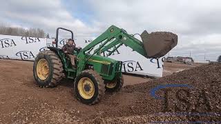 Lot 1067: 1998 John Deere 5510 Loader Tractor Will Be Sold At Auction!