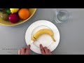 how to eat a banana formally