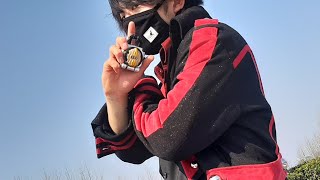 変身動画　諏訪が仮面ライダーナックルに変身してみた！