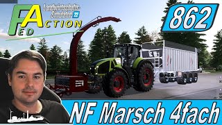 LS22 #862 Genug Hackschnitzel für Zellstoff und Pellets #NFMarsch 4fach #Landwirtschafts Simulator