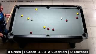 B Grech | I Grech vs A Cuschieri | D Edwards | Pairs Cup Event 3 | Round 1