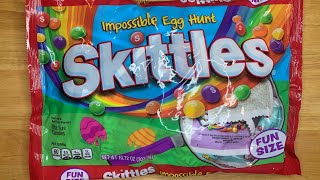 Opening Easter Skittles ASMR | Impossible Egg Hunt