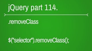 jquery remove class function - part 114