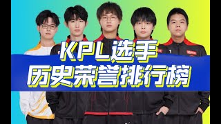 [王者榮耀]（kpl比赛解说）2025最新！KPL选手历史荣誉排行榜-TOP40，截止2024年挑杯#王者荣耀#HonorOfKings#王者榮耀#kpl，#hok