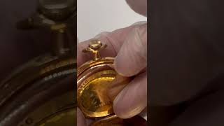 Antique 1912 E Howard pocket watch #watch #shorts #asmr