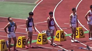 第 95 回関西学生陸上競技対校選手権大会　男子１部100ｍ準決勝２組