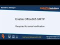 Enable Office356 SMTP