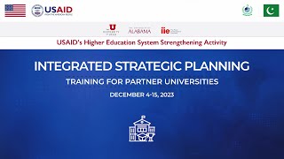 USAID Integrated Strategic Planning Workshop