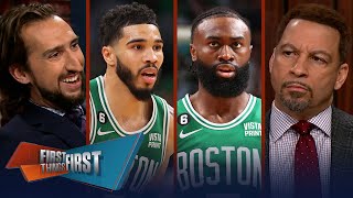 Jayson Tatum: ‘It’s extremely important’ to keep Jaylen Brown | NBA | FIRST THINGS FIRST