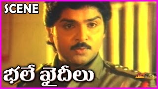 Bhale Khaideelu Movie Scenes  - Ramki , Nirosha , Kota Srinivasa Rao