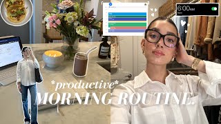 6 a.m. (weekday) morning routine | tips to get up early, morning workout, healthy breakfast & more!