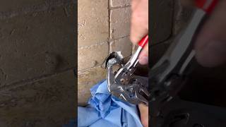 replacing a compression angle stop (hard mode) #plumber #plumbing