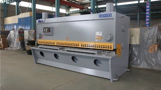 QC11Y-12X3200 Guillotine shear to UAE,12mm hydraulic plate cutting machine with cut angle adjustment