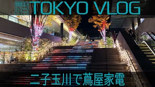 Tsutaya Electrics in Futako Tamagawa 【4K】 Life in Tokyo vlog #16 sub 字幕