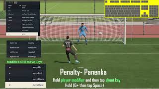 Fifa 23- PC-keyboard penalty tutorial-keyboard overlay