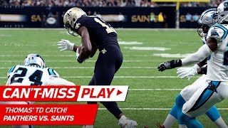 Carolina's Punt Folly Leads to Drew Brees' TD Pass to Michael Thomas | Can't-Mis