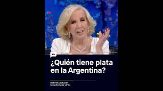 "¿Quién tiene plata en Argentina?": la pregunta de Mirtha Legrand que descolocó a Rogelio Frigerio