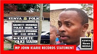 MP John Kiarie summoned at Kabete DCI for 7,000 quarantined for Coronavirus claims