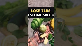 Lose 7lbs In One Week // Smoothie Diet For Weight Loss #shorts